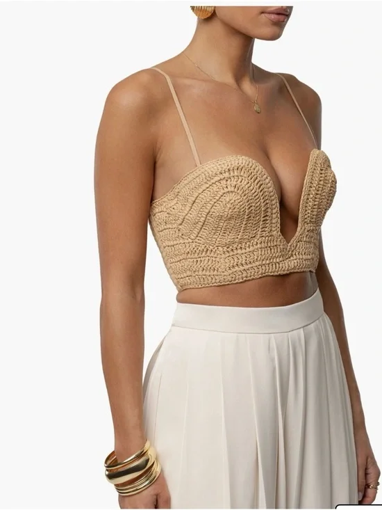 NWT textured bustier - Picture 3 of 10
